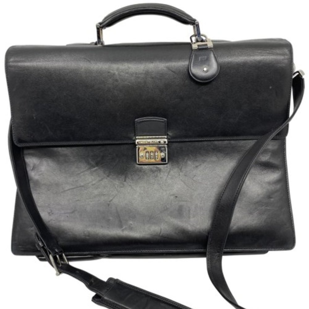 MONT BLANC Leather Briefcase